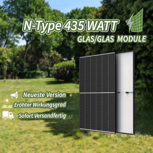 Neuste Version N-Type 435 Watt Trina Module Werbeplakat